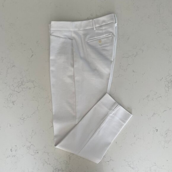 Talbots Hampshire Curvy Neutral 4 Pocket Cotton Rayon Pants White Sz 6 NWOT - Picture 12 of 12